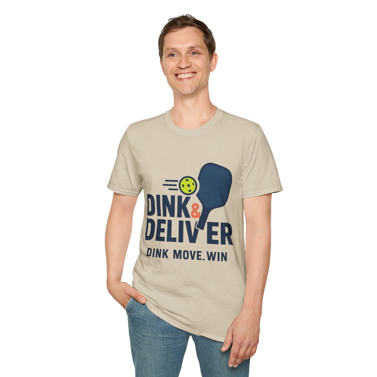 Pickleball Player T‑Shirt — 'Dink. Drive. Deliver.' Graphic Tee for Pickleball Fans - Trending Now - August 2026