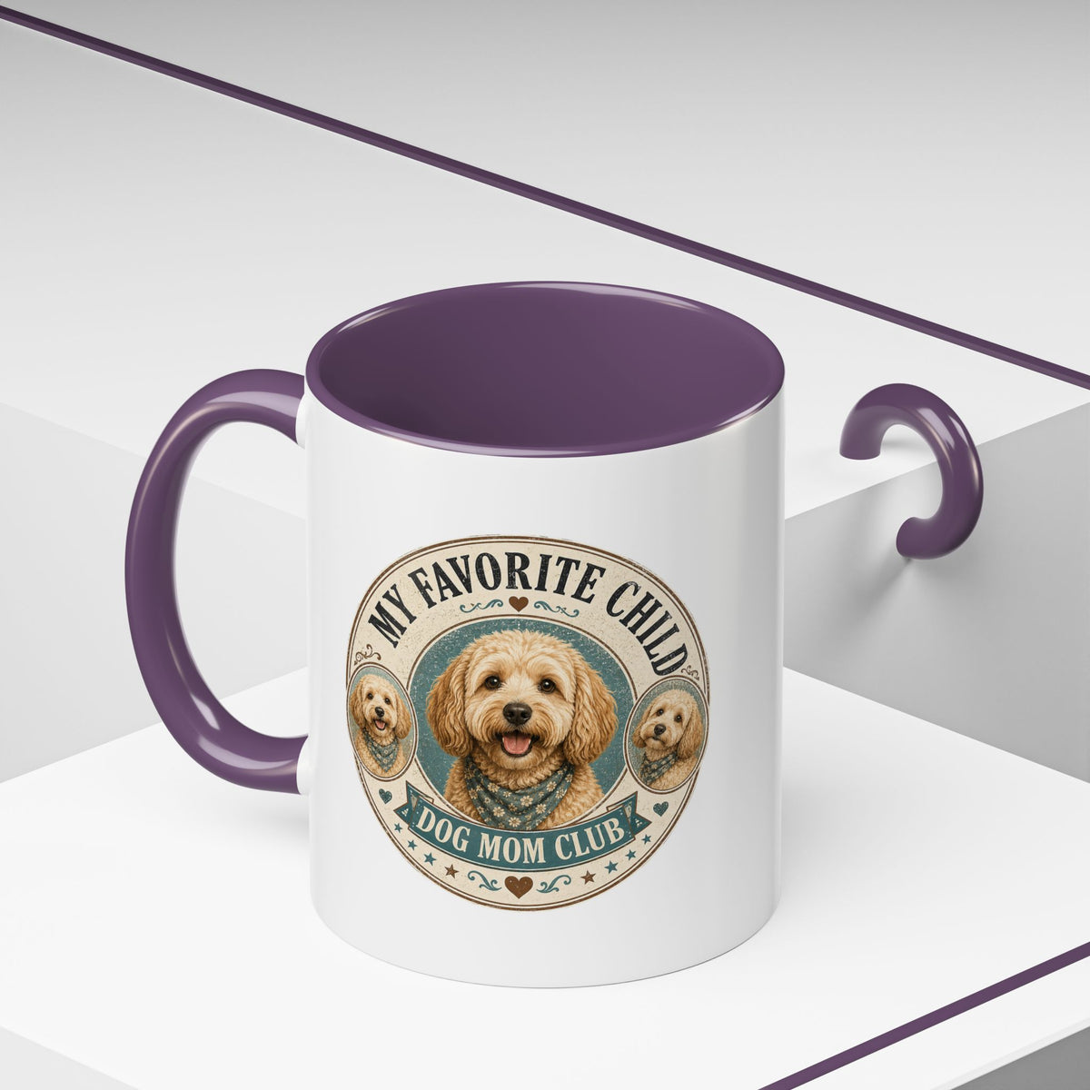 Milo Bailey Dog Dad Mom Dog Mom Coffee Mug — "My Favorite Child" Accent Mug