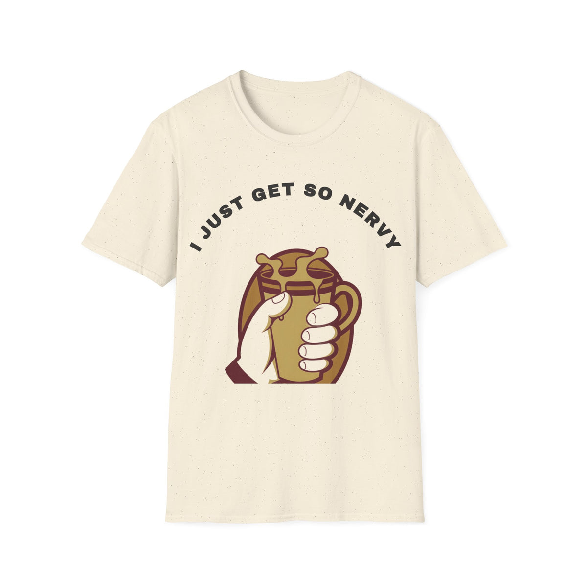T-Shirt — “I Just Get So Nervy” Nervous Sloth Graphic Tee - Trending Now - September 2026