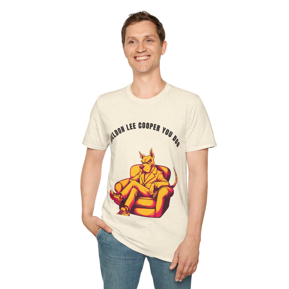 T-Shirt — "Sheldon Lee Cooper You Dog" Vintage Chill Dog Illustration - Trending Now - September 2026