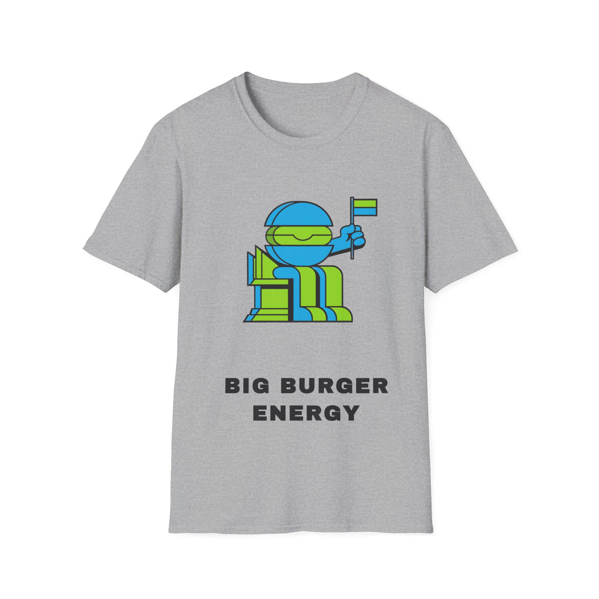Big Burger Energy T-Shirt — Cute Retro Robot Graphic Tee - Trending Now - September 2026