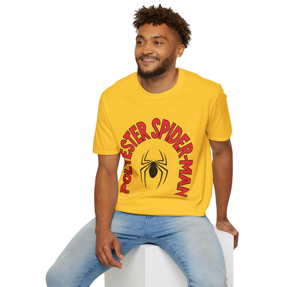 Spider Graphic T-Shirt — "Polyester Spiderman" Retro Spider Logo Tee - Trending Now - August 2026