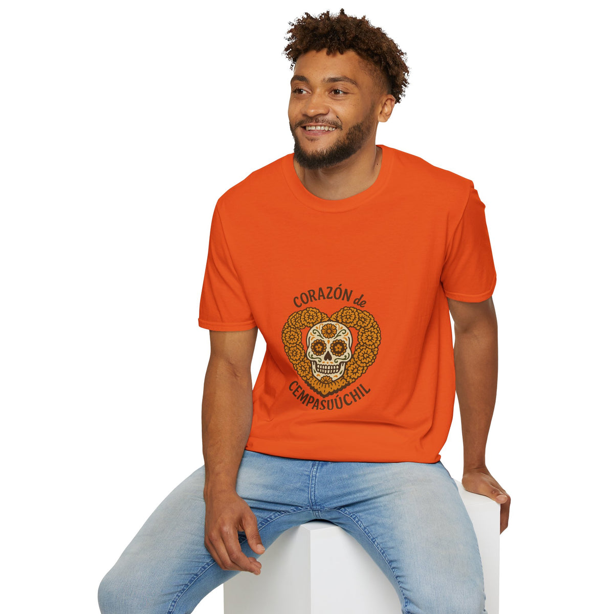 T-Shirt — Corazón de Champurrón Día de los Muertos Sugar Skull Tee - Trending Now - October 2026