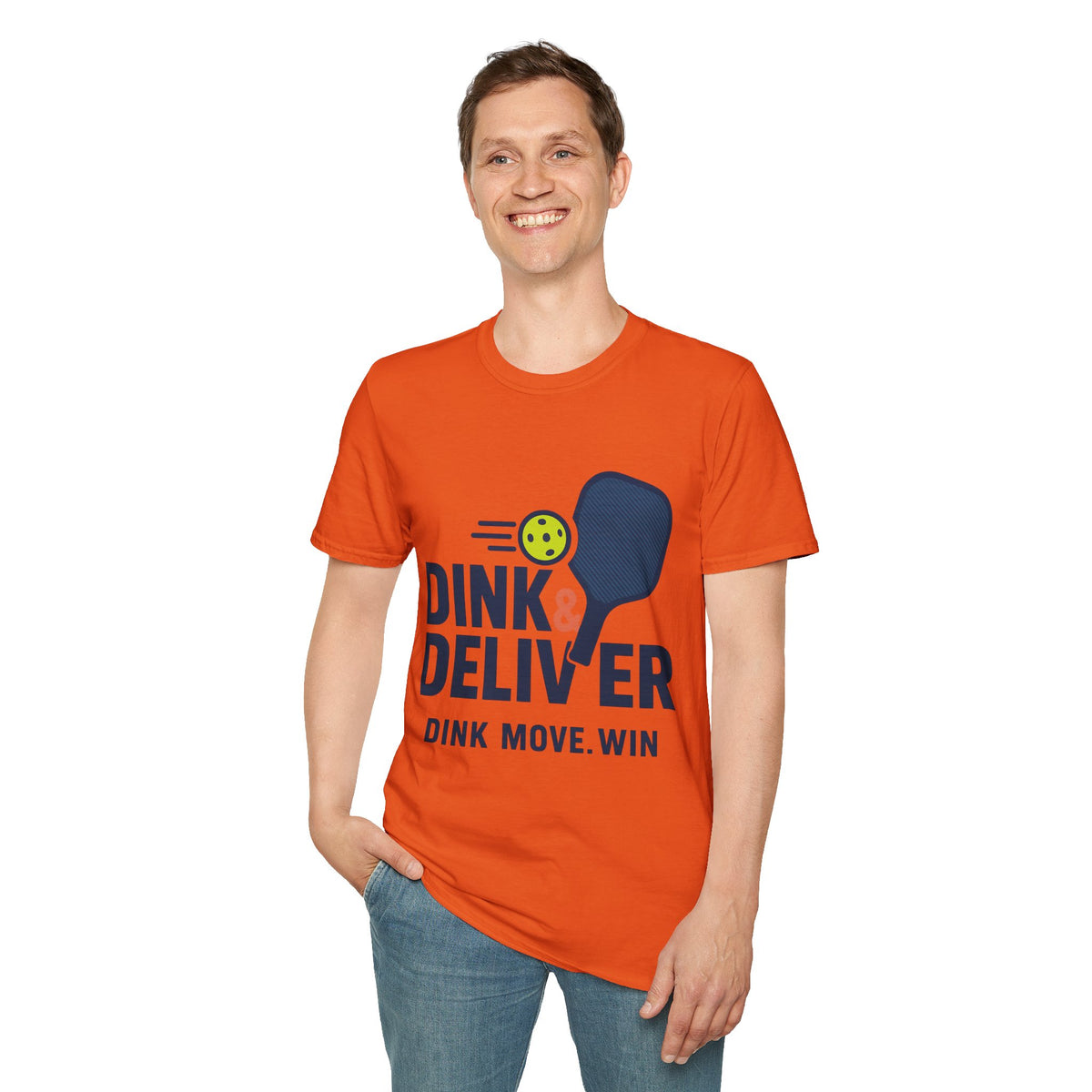 Pickleball Player T‑Shirt — 'Dink. Drive. Deliver.' Graphic Tee for Pickleball Fans - Trending Now - August 2026
