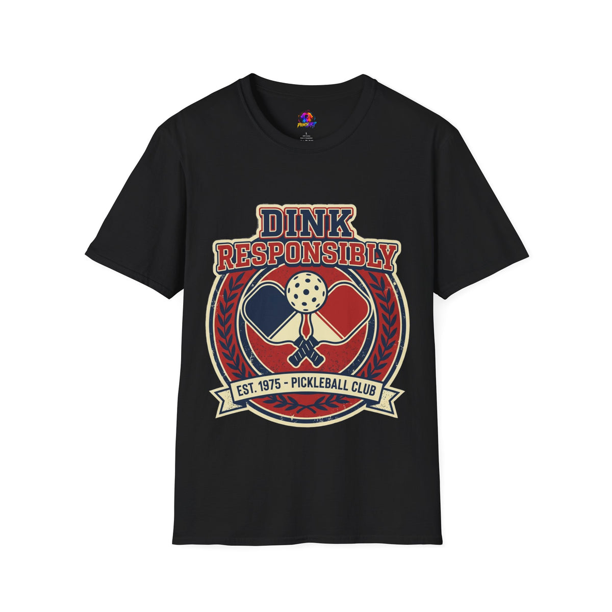 Pickleball T‑Shirt — "Dink Responsibly" Vintage Pickleball Club Tee