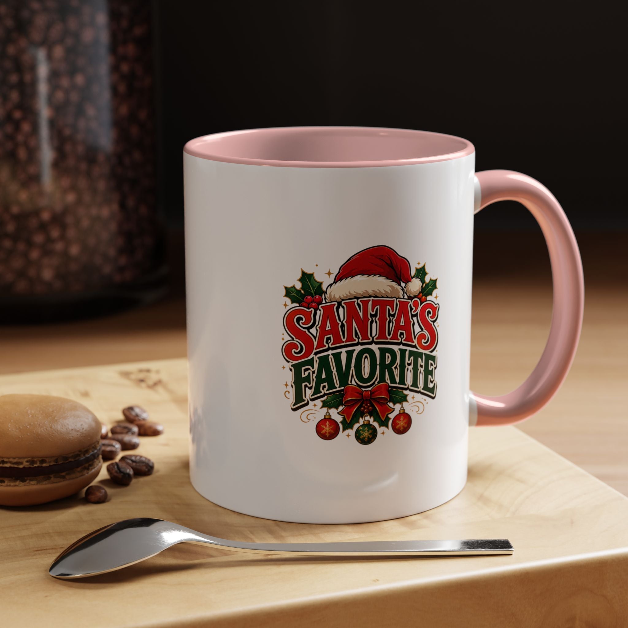Santa's Favorite Accent Coffee Mug – Festive Holiday Ceramic Gift