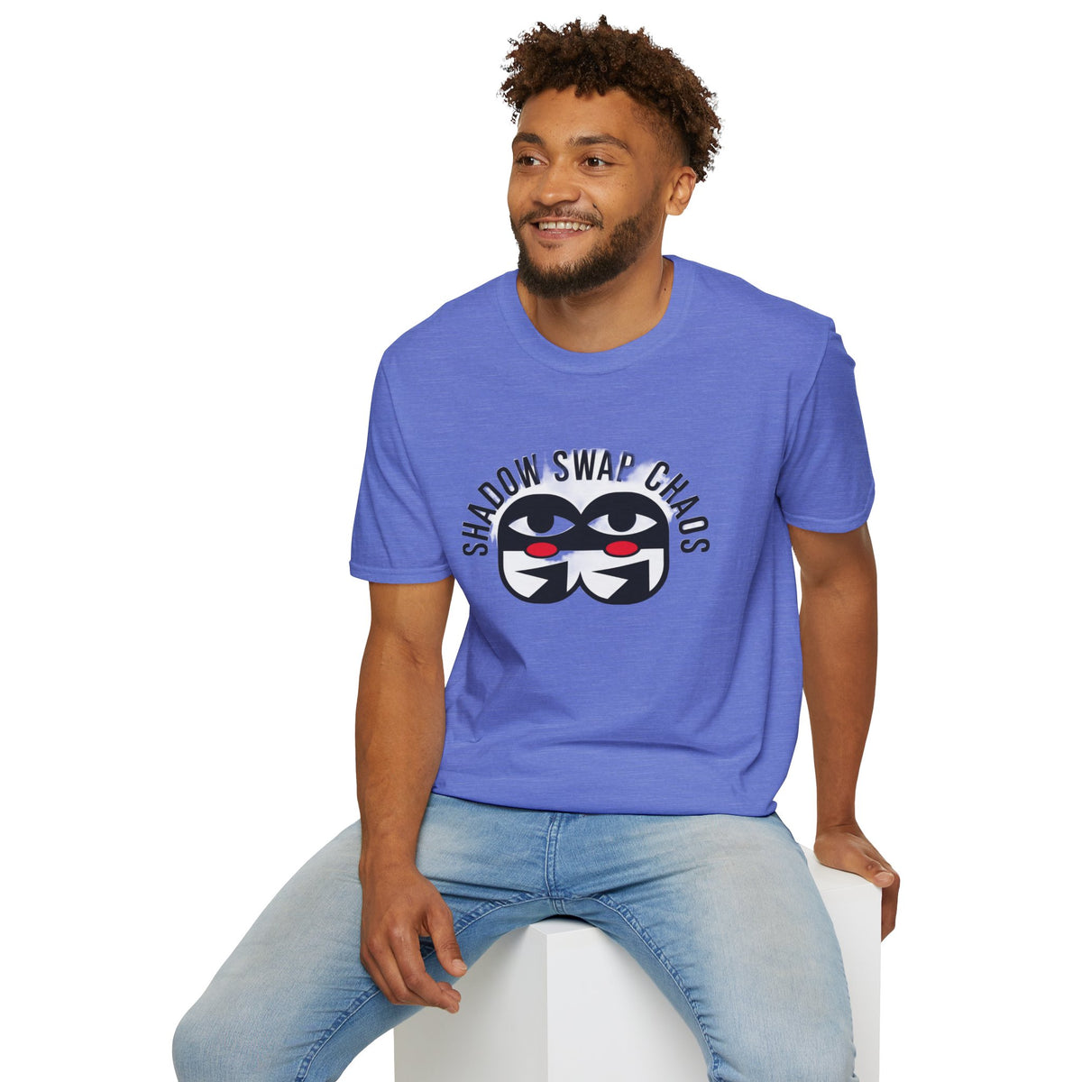 Shadow Swap Chaos T-Shirt — Graphic Anime Mask Tee - Trending Now - August 2026