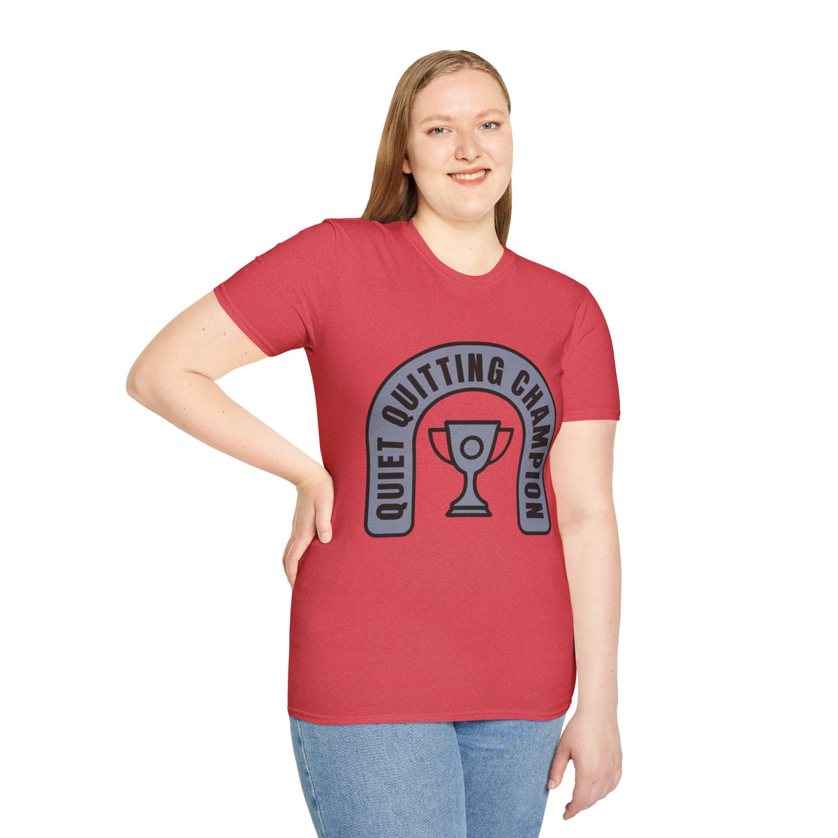 Quiet Quitting Champion T-Shirt — Funny Workplace Trophy Tee - Trending Now - August 2026