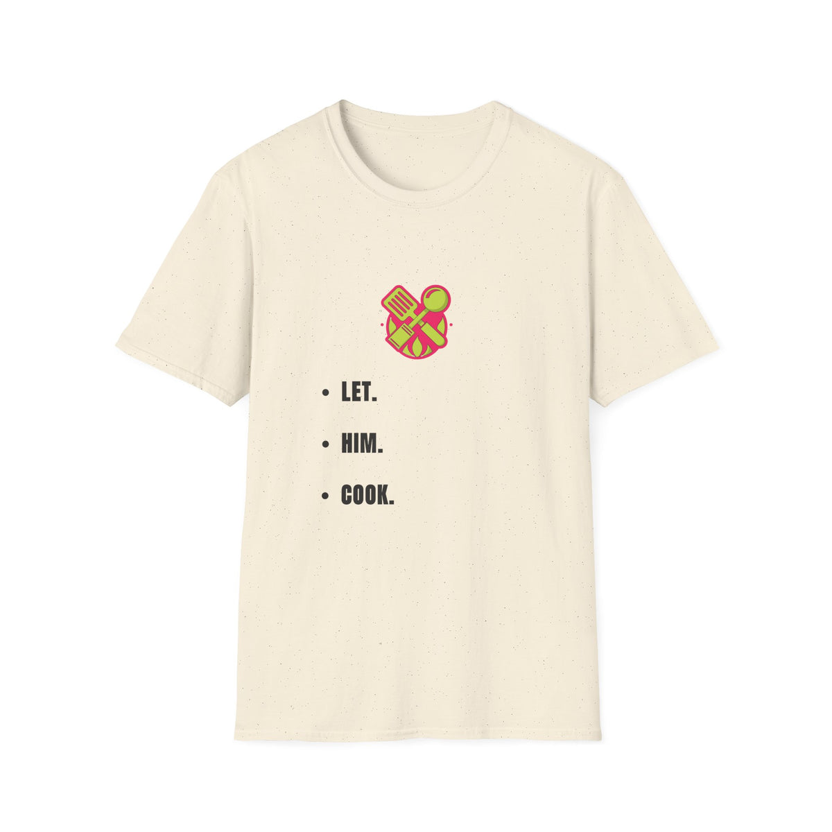 T-Shirt — LET. HUM. COOK. Minimalist Cooking Heart Graphic - Trending Now - September 2026