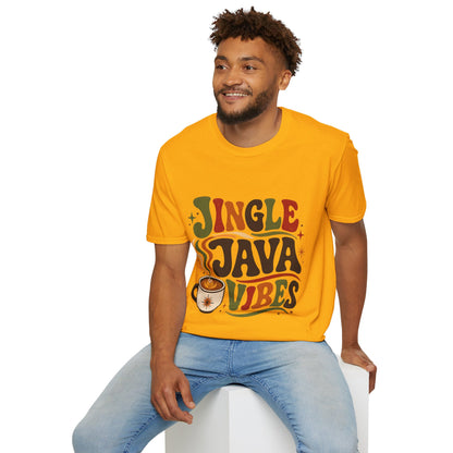 Retro "Jingle Java Vibes" T-Shirt