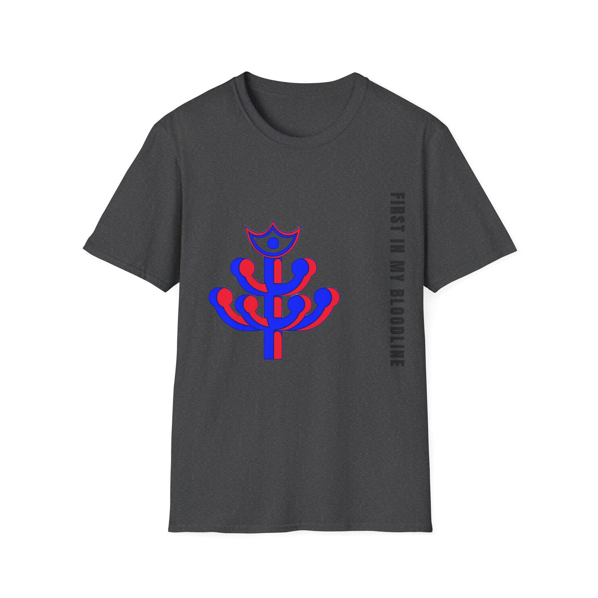 Abstract Floral Tee — Modern Red & Blue Graphic T-Shirt - Trending Now - September 2026