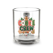 Christmas Glass Mug 10 oz Cookie Crew Glass Mug — 10oz Christmas Cookie Baking Design