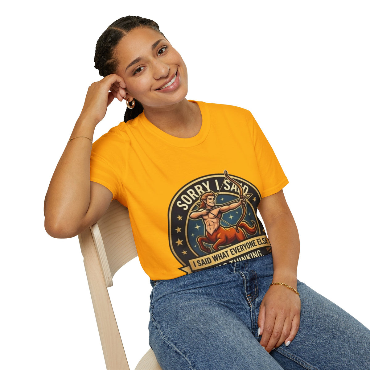 Sagittarius T-Shirt "Sorry I Said What Everyone Else Was Thinking" – Zodiac Archer Graphic Tee