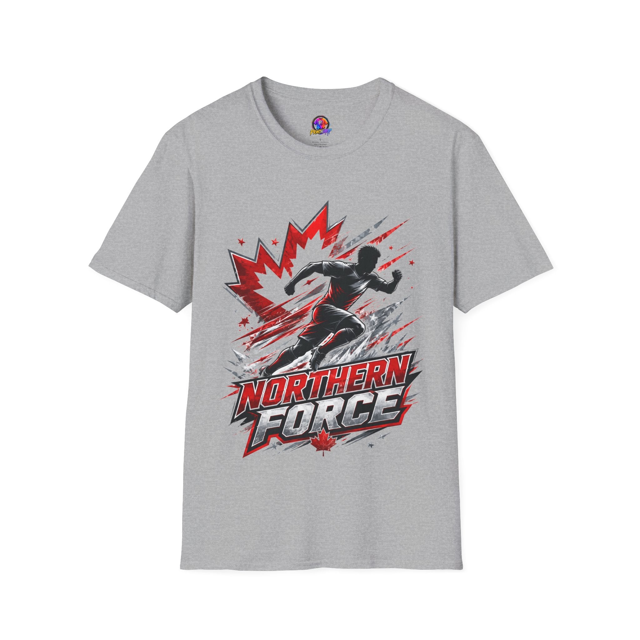 Canada Northern Force Running T‑Shirt — Canada Maple Runner Athletic Tee