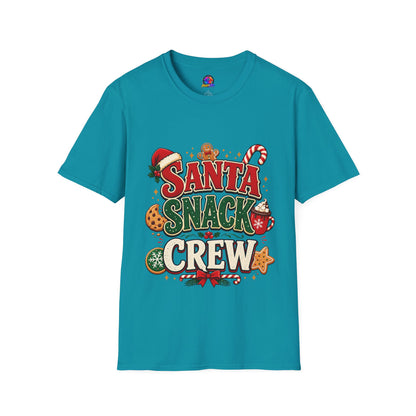 Santa Snack Crew T-Shirt — Christmas Cookie Holiday Tee