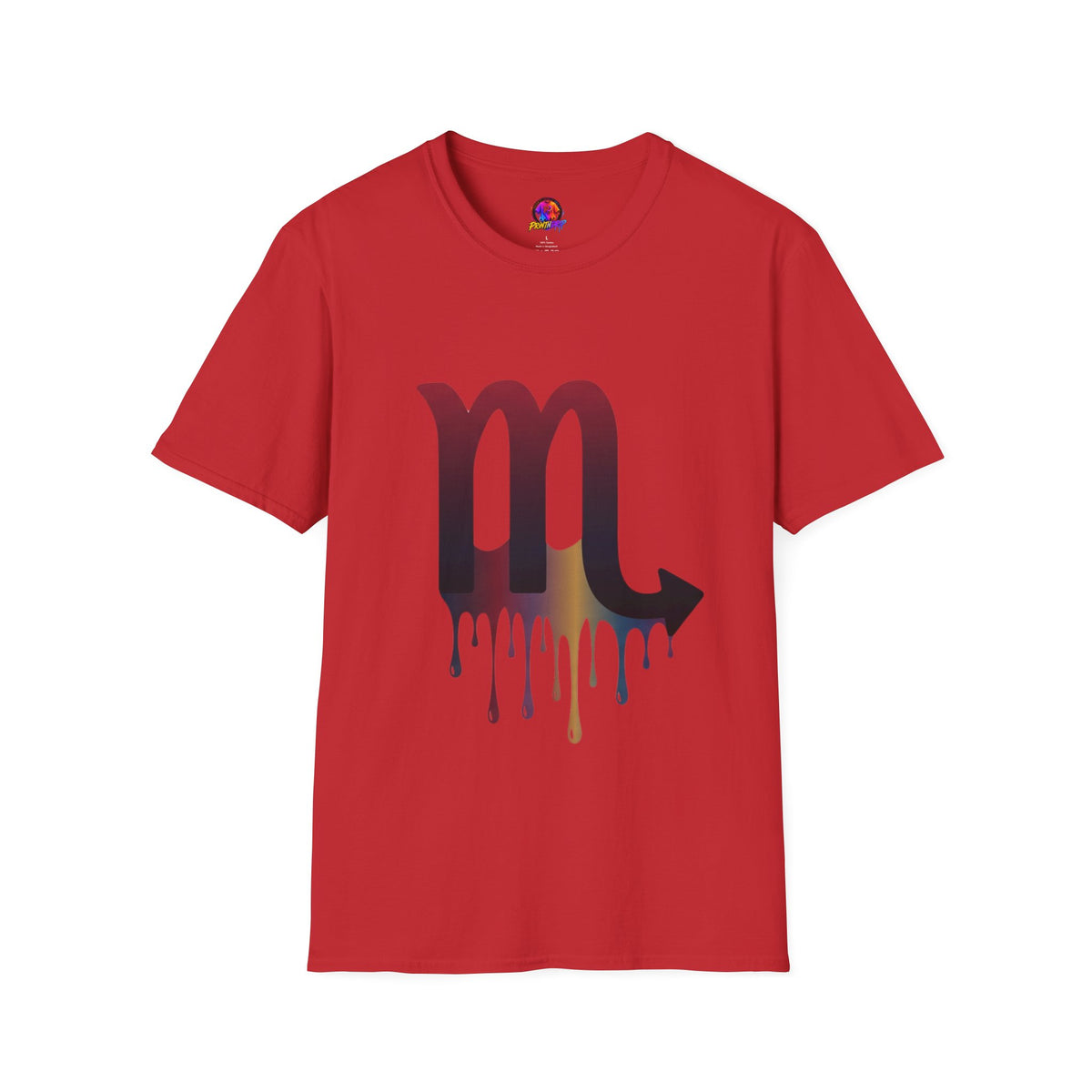 Scorpio Drip Symbol T-Shirt — Zodiac Scorpion Astrology Tee