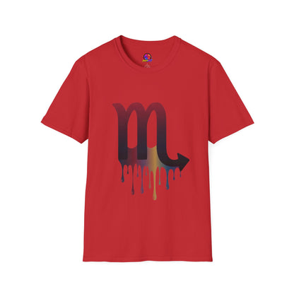 Scorpio Drip Symbol T-Shirt — Zodiac Scorpion Astrology Tee