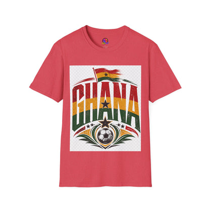 Ghana Flag Soccer T-Shirt — Retro Ghana Pride Football Tee