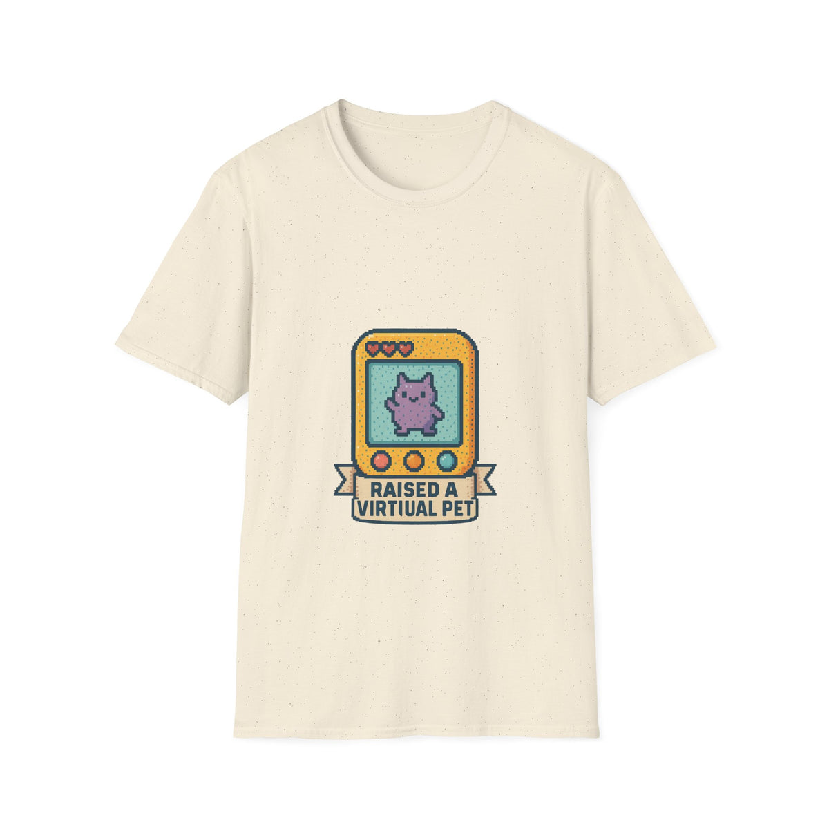 Raised a Virtual Pet T-Shirt — Retro Tamagotchi Gaming Tee - Trending Now - October 2026