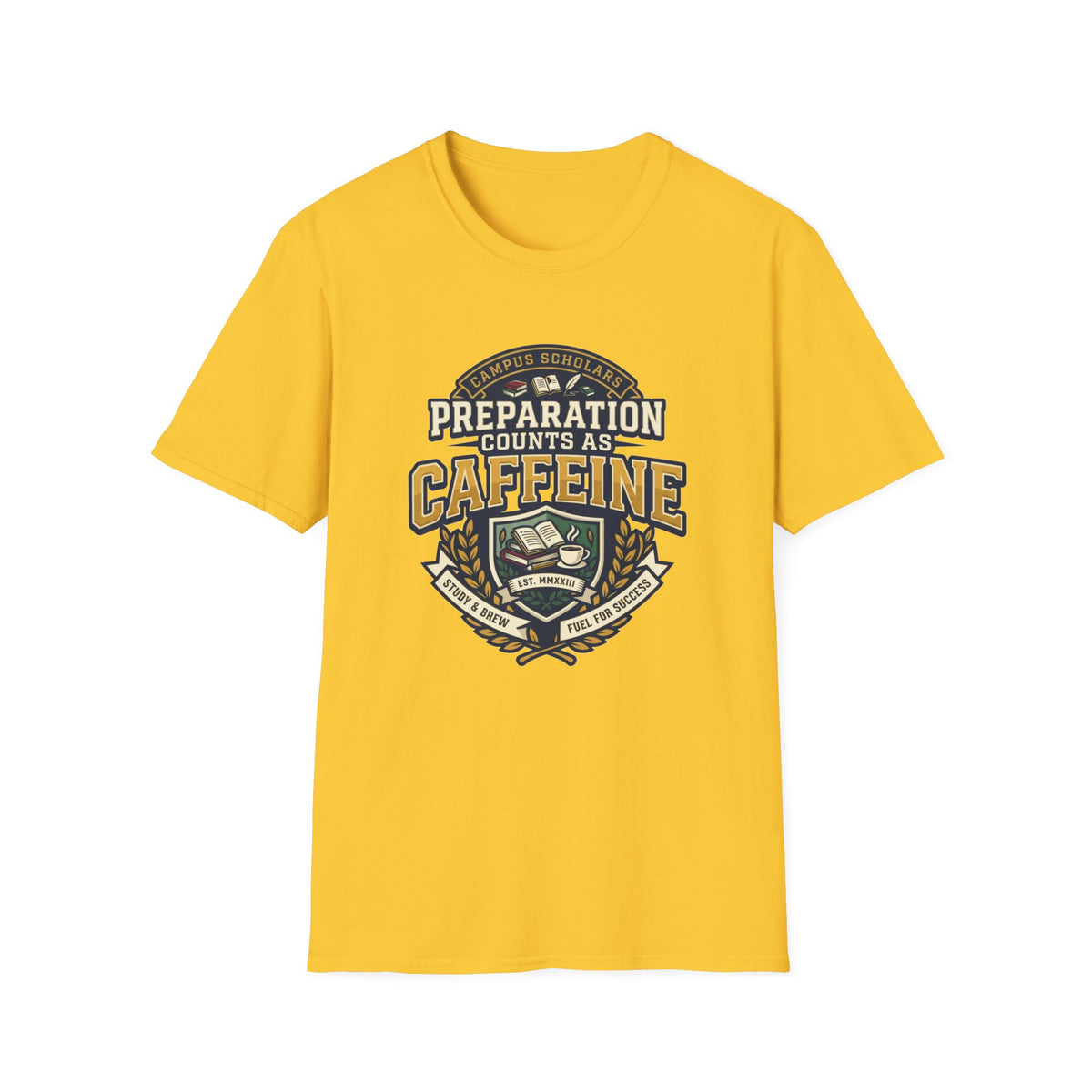 Preparation Counts As Caffeine T-Shirt — Funny Coffee Prep Graphic Tee - Trending Now - August 2026