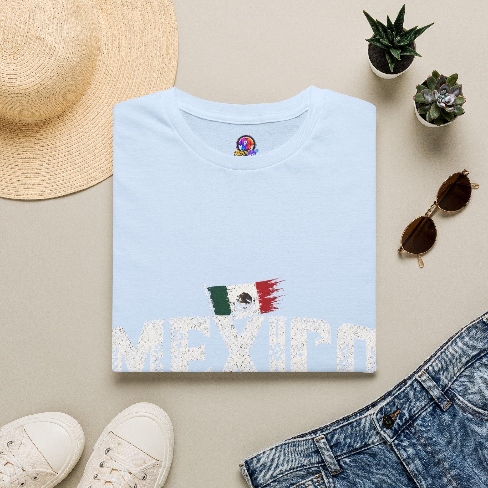 Mexico Vintage Flag T-Shirt