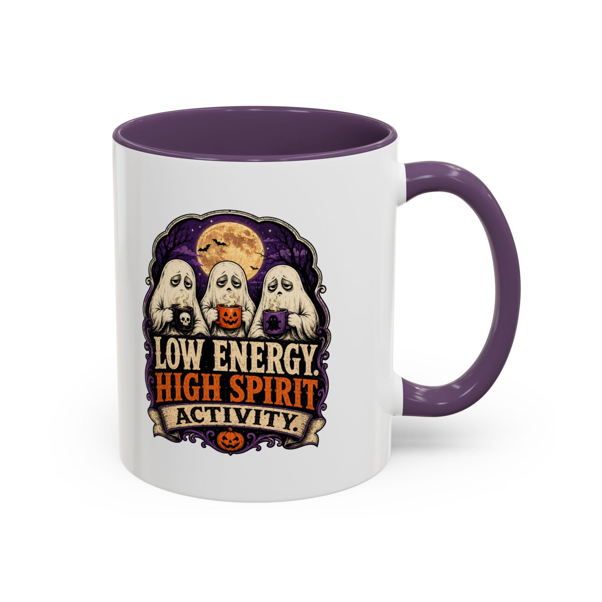 Halloween  Low Energy High Spirit Accent Coffee Mug