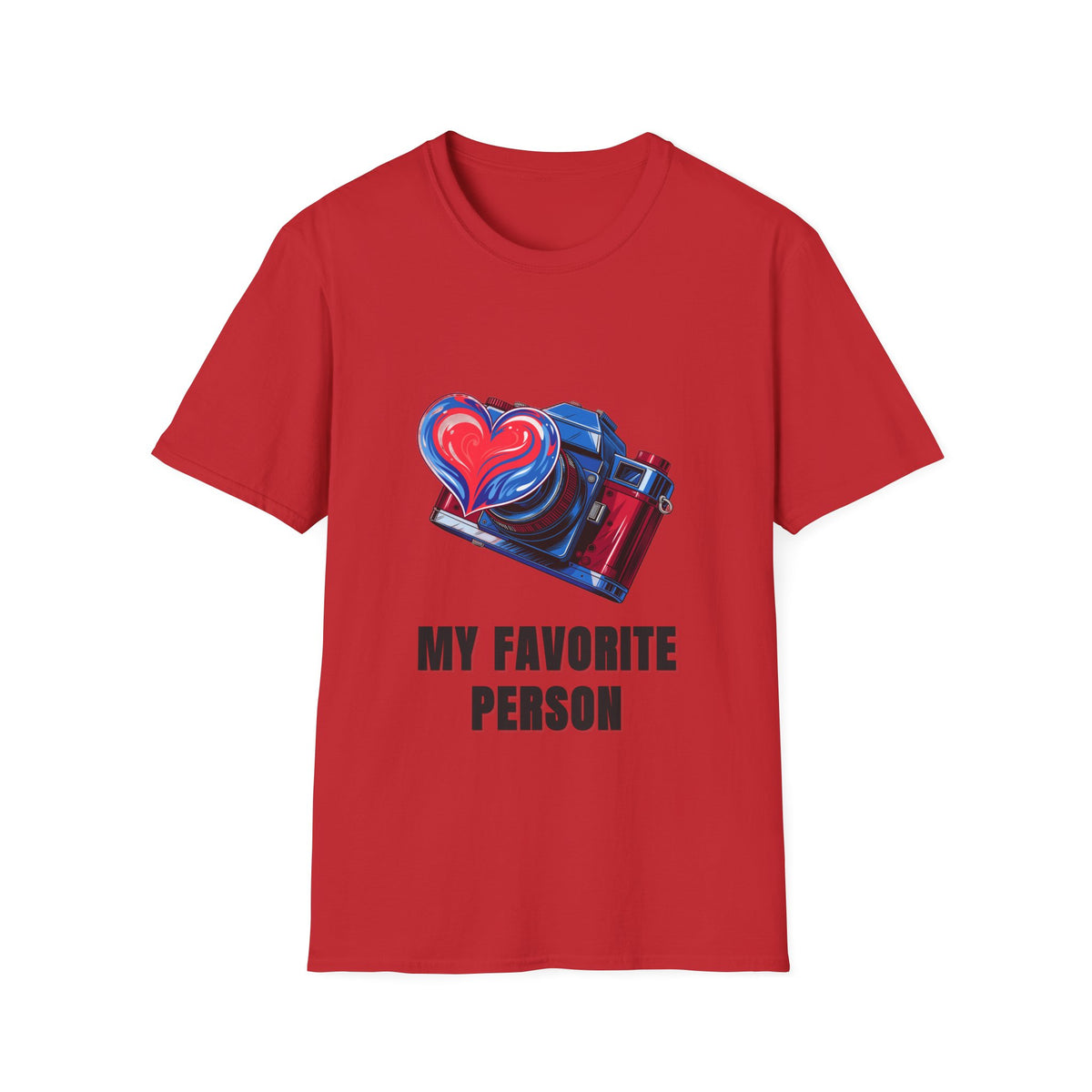 My Favorite Person Camera Heart T-Shirt — Photography Lover Graphic Tee - Trending Now - August 2026