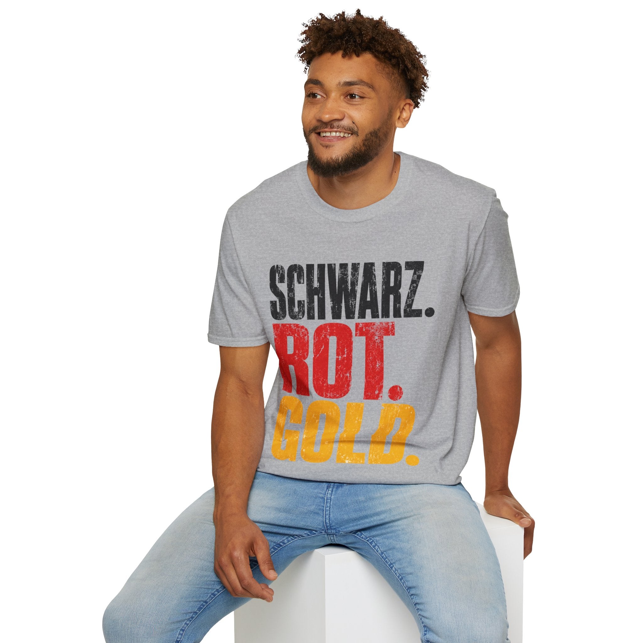 Germany Schwarz Rot Gold T-Shirt — German Flag Pride Graphic Tee