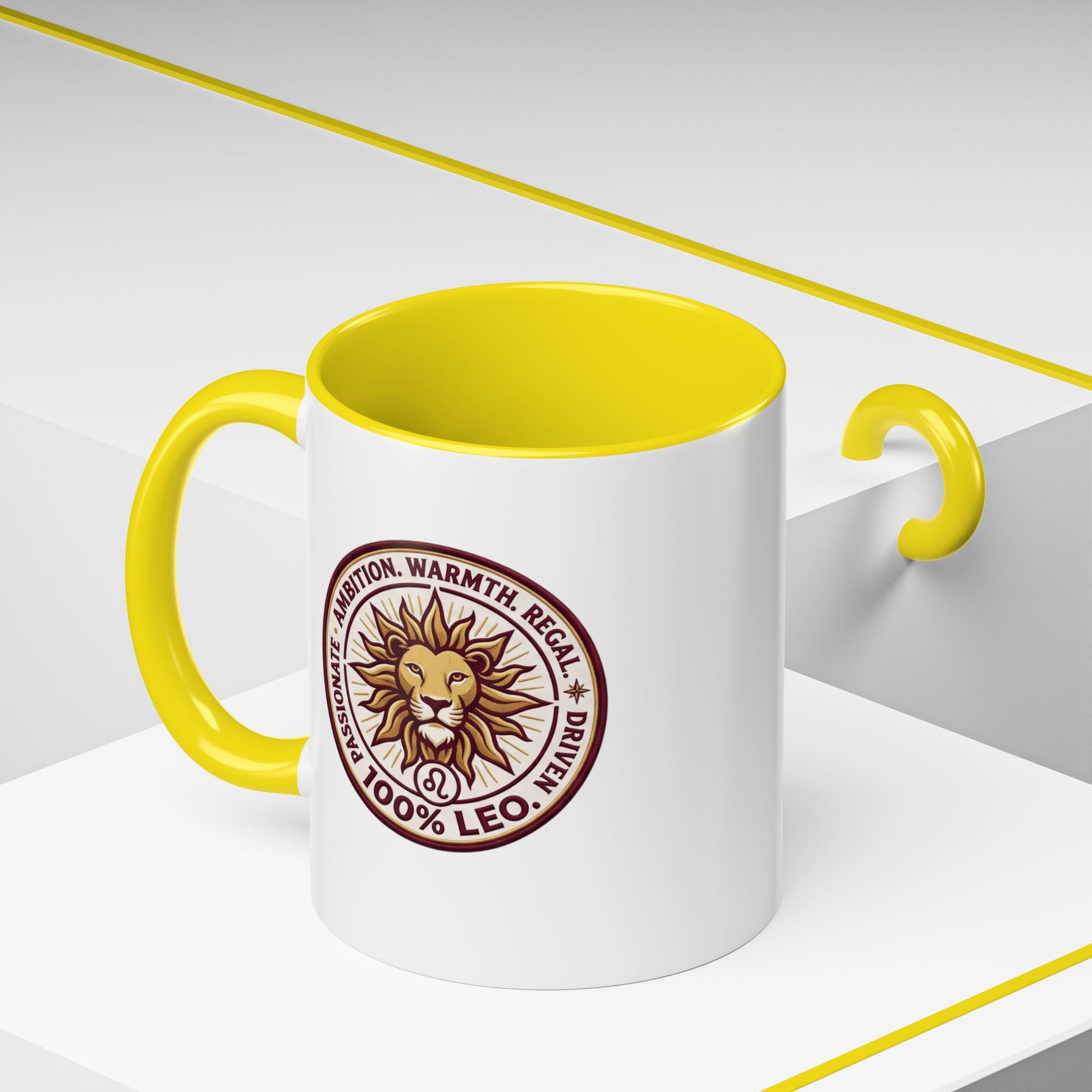Leo Zodiac Coffee Mug — 100% Leo Lion Horoscope Gift