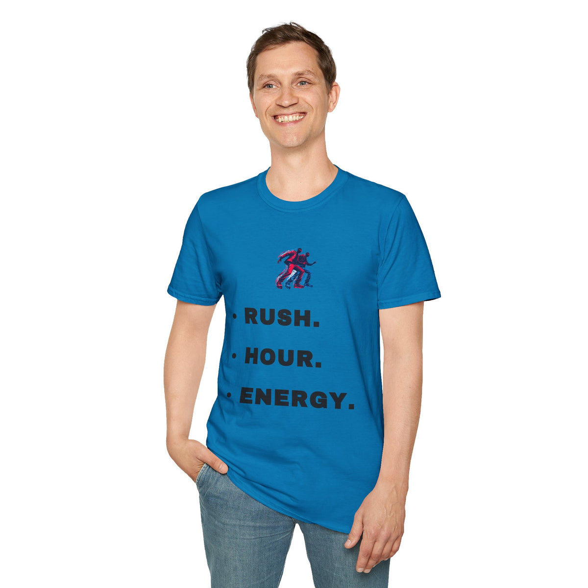 Rush. Hour. Energy. T‑Shirt — Minimal Runner Graphic Tee - Trending Now - September 2026