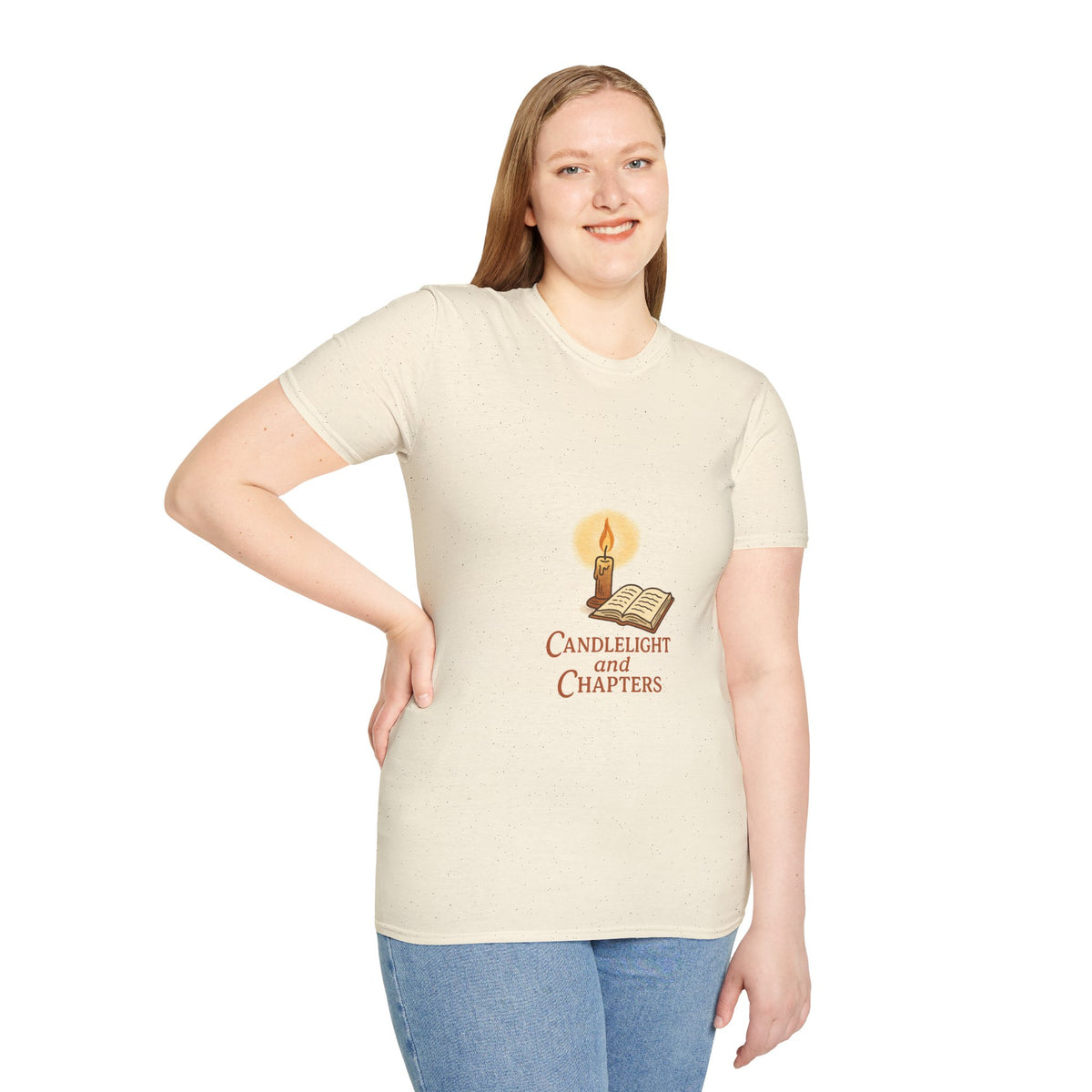 Candlelight and Chapters T-Shirt — Cozy Reading Booklover Tee - Trending Now - October 2026
