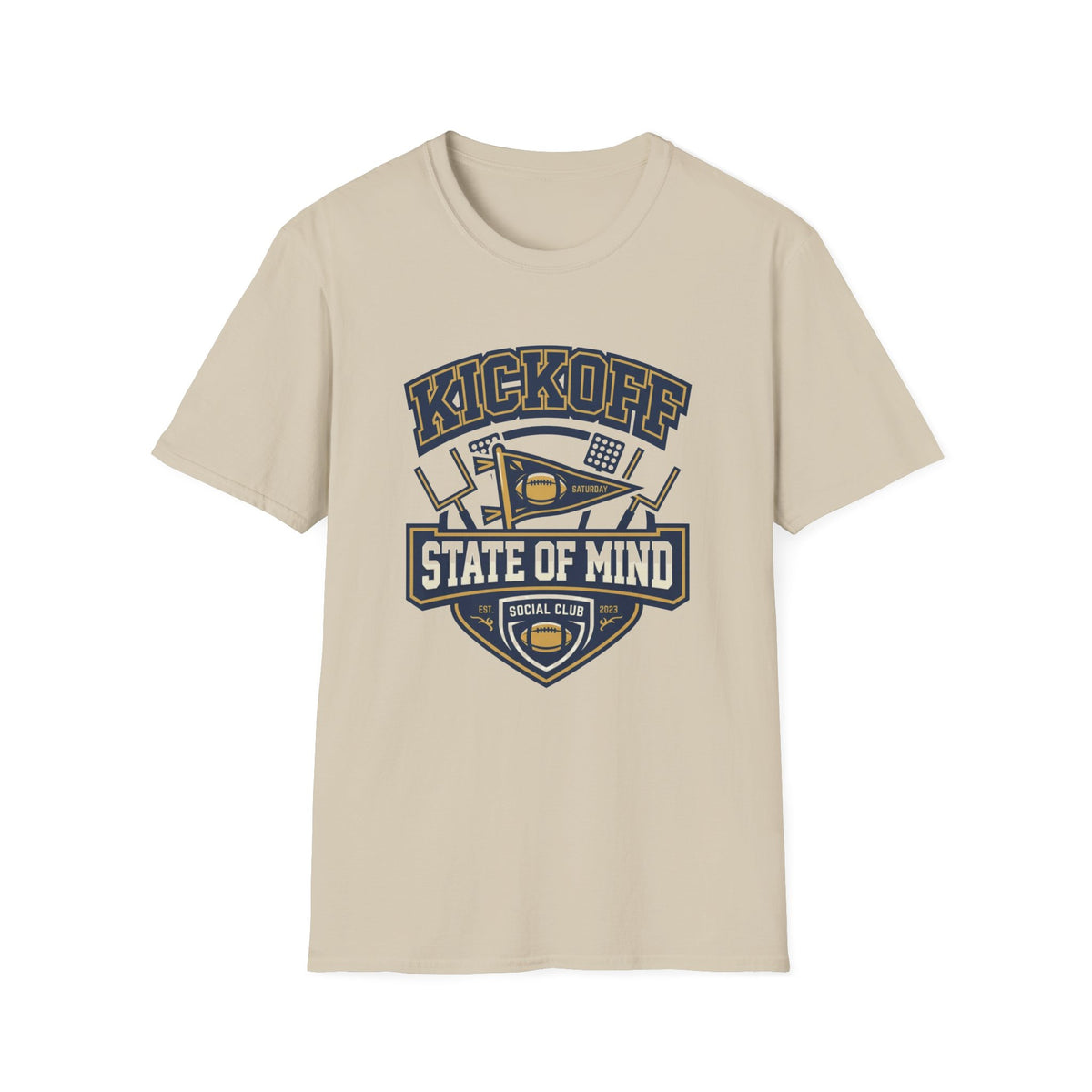 Kickoff Football Shield T‑Shirt — Game Day Vintage Style - Trending Now - August 2026