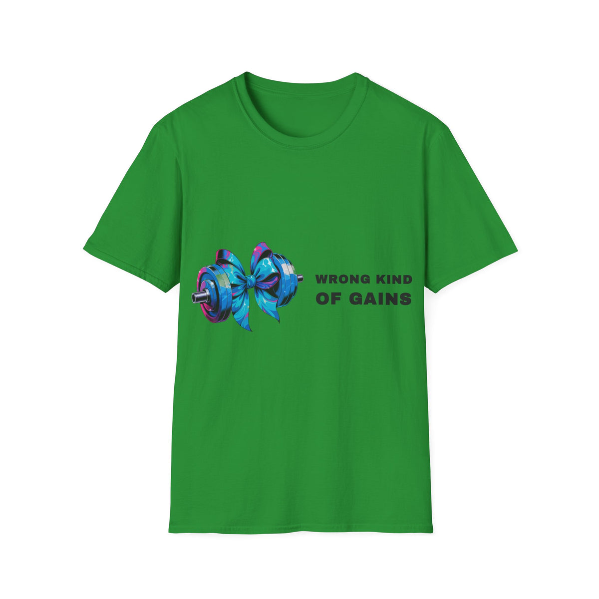 Gym Motivational T-Shirt — “Wrong Kind of Gains” Dumbbell Workout Tee - Trending Now - September 2026