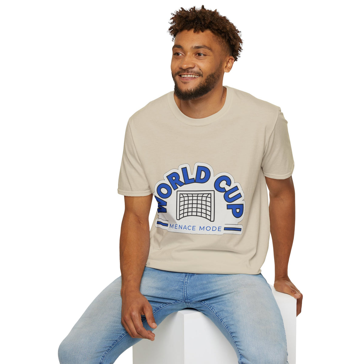World Cup Soccer T‑Shirt — 'Menace Mode' Retro Goal Graphic - Trending Now - August 2026