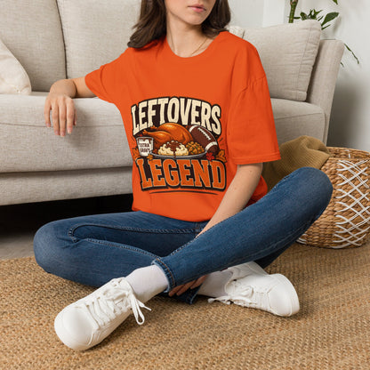 Leftovers Legend T-Shirt — Thanksgiving Football Turkey Graphic Tee
