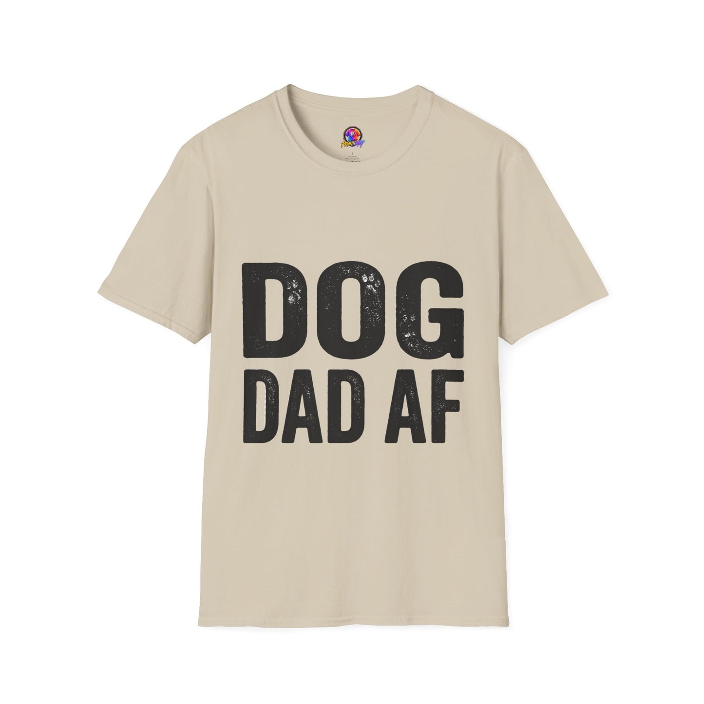 Dog Dad Af Unisex Softstyle T-Shirt