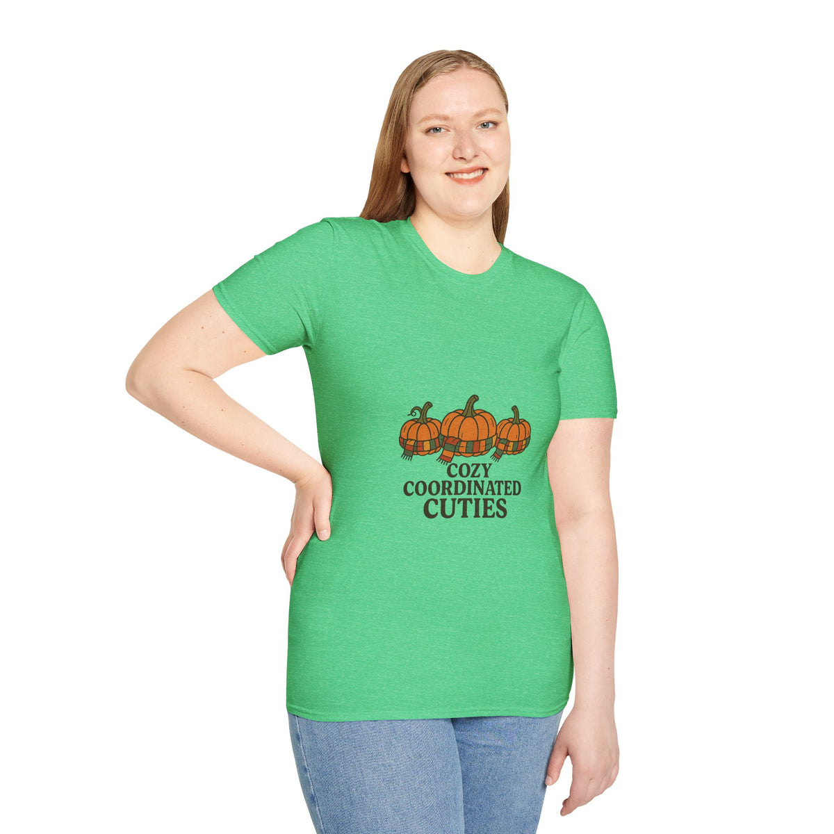 Cozy Coordinated Cuties Pumpkin Fall T-Shirt - Trending Now - October 2026