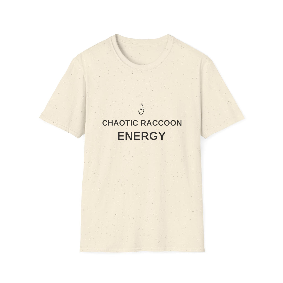 Chaotic Raccoon Energy T-Shirt — Funny Minimal Graphic Tee - Trending Now - August 2026