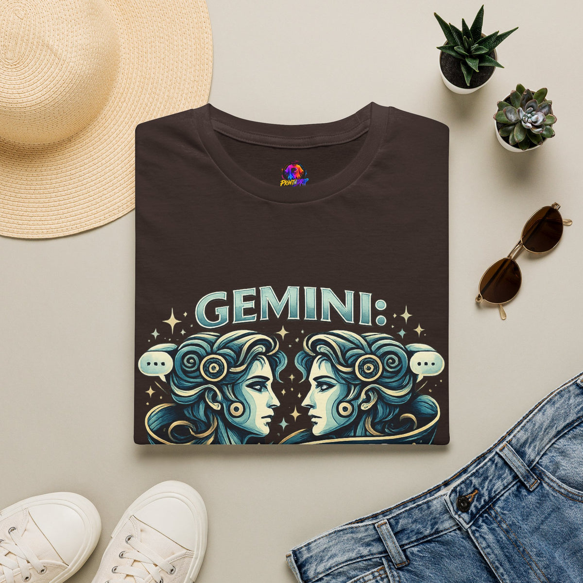 Zodiac Gemini Unisex Softstyle T-Shirt