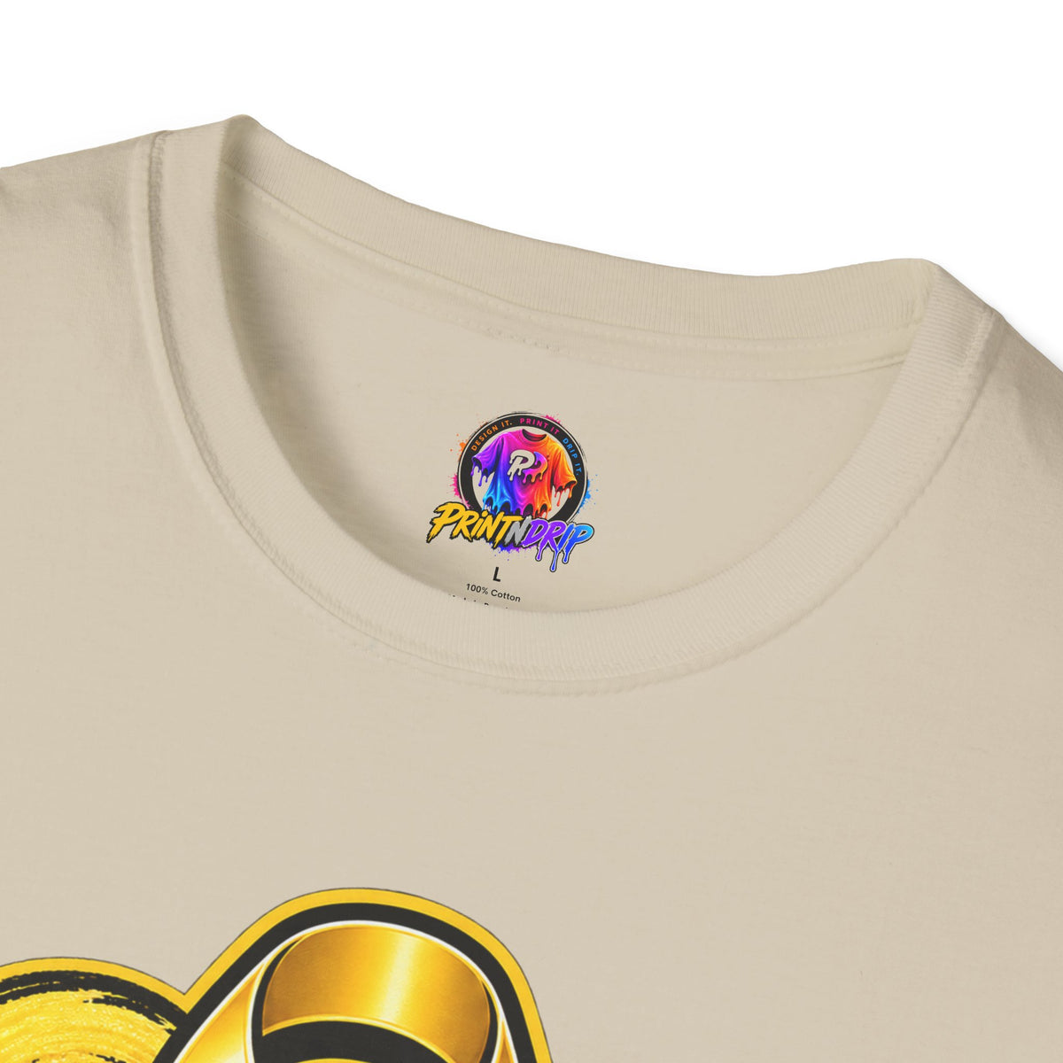 Gold September T-Shirt — Childhood Cancer Awareness Ribbon Tee