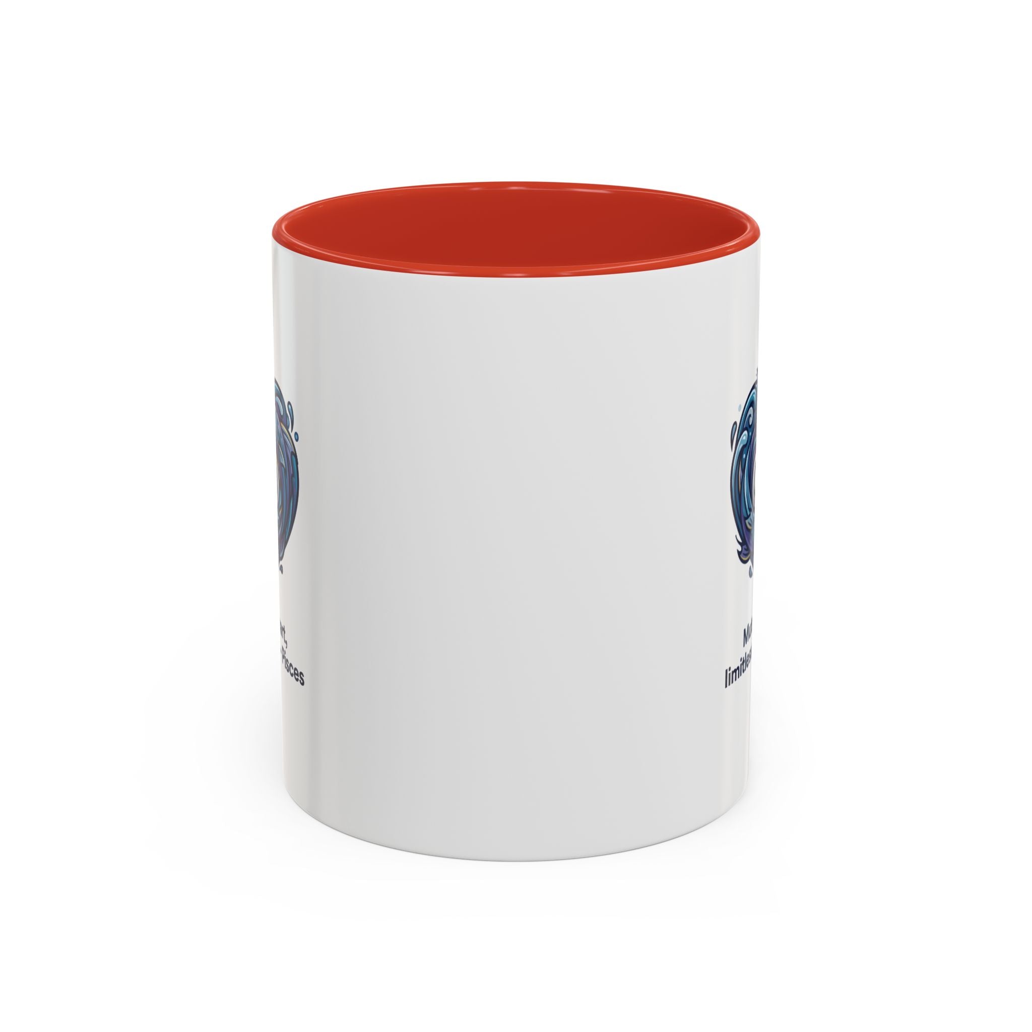 Pisces Heart Coffee Mug — "Mutable heart, limitless love" Zodiac Gift