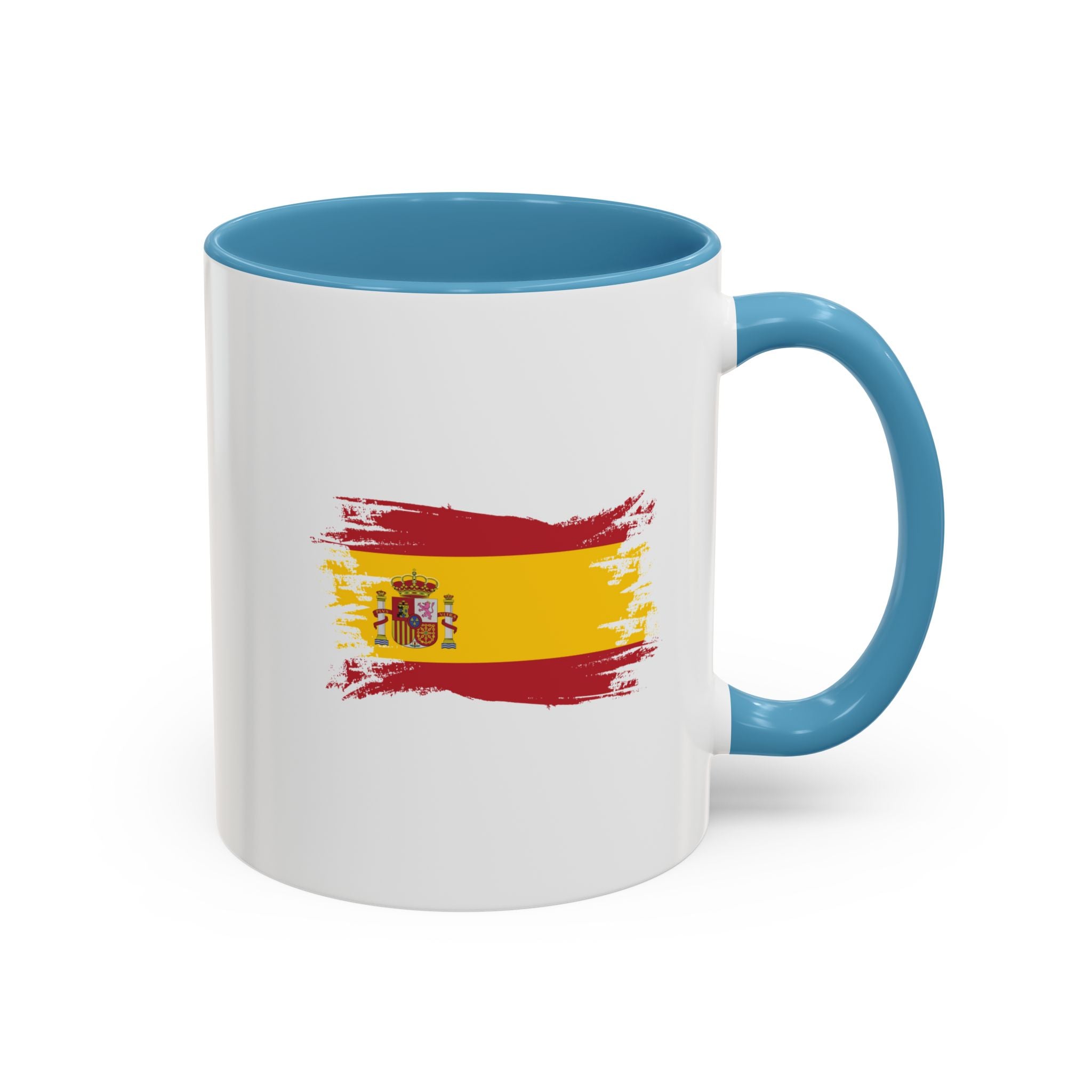 Spain Flag Coffee Mug — Spanish Brushstroke Accent Mug