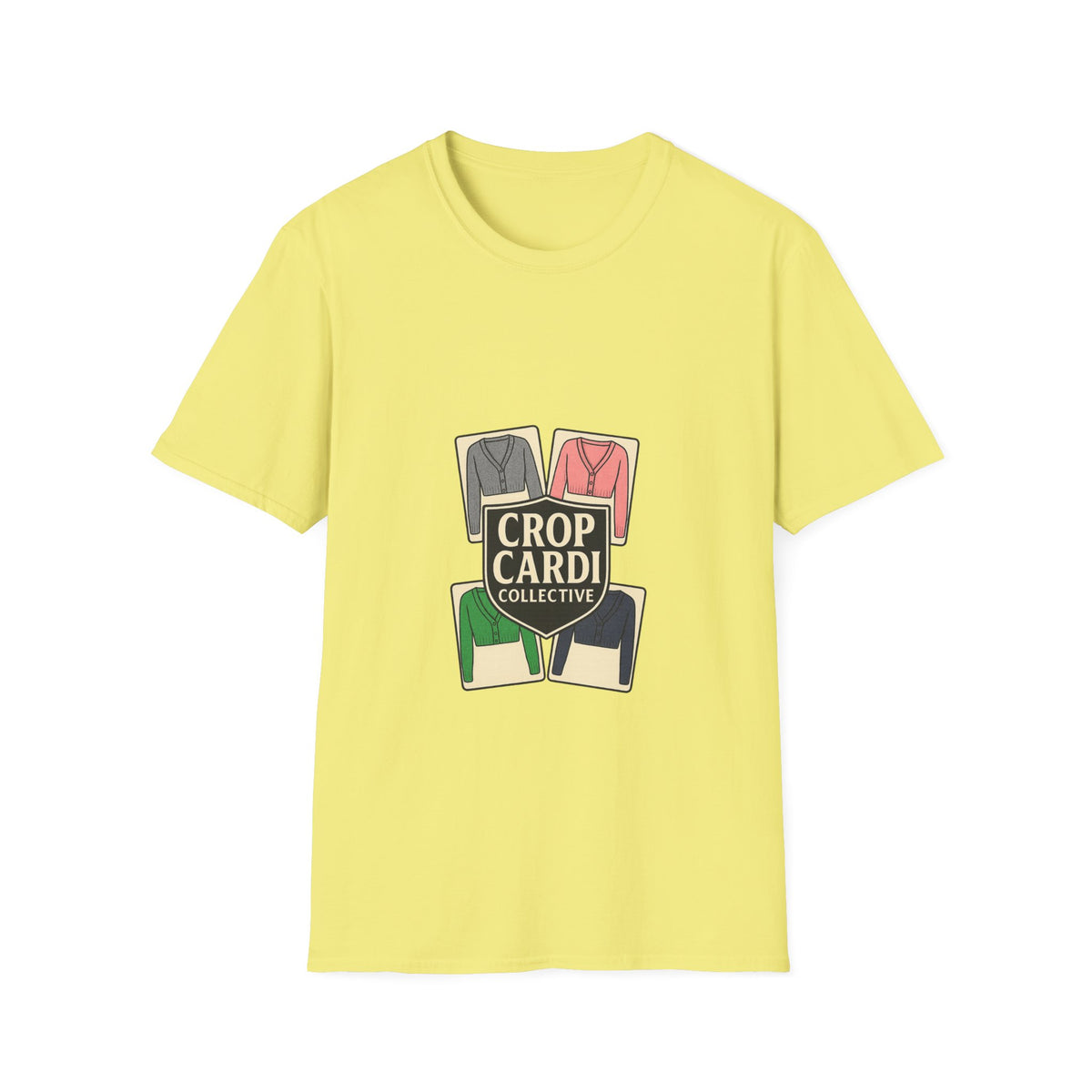 Crop Card Collective T-Shirt — Retro Card Game Logo Tee - Trending Now - October 2026