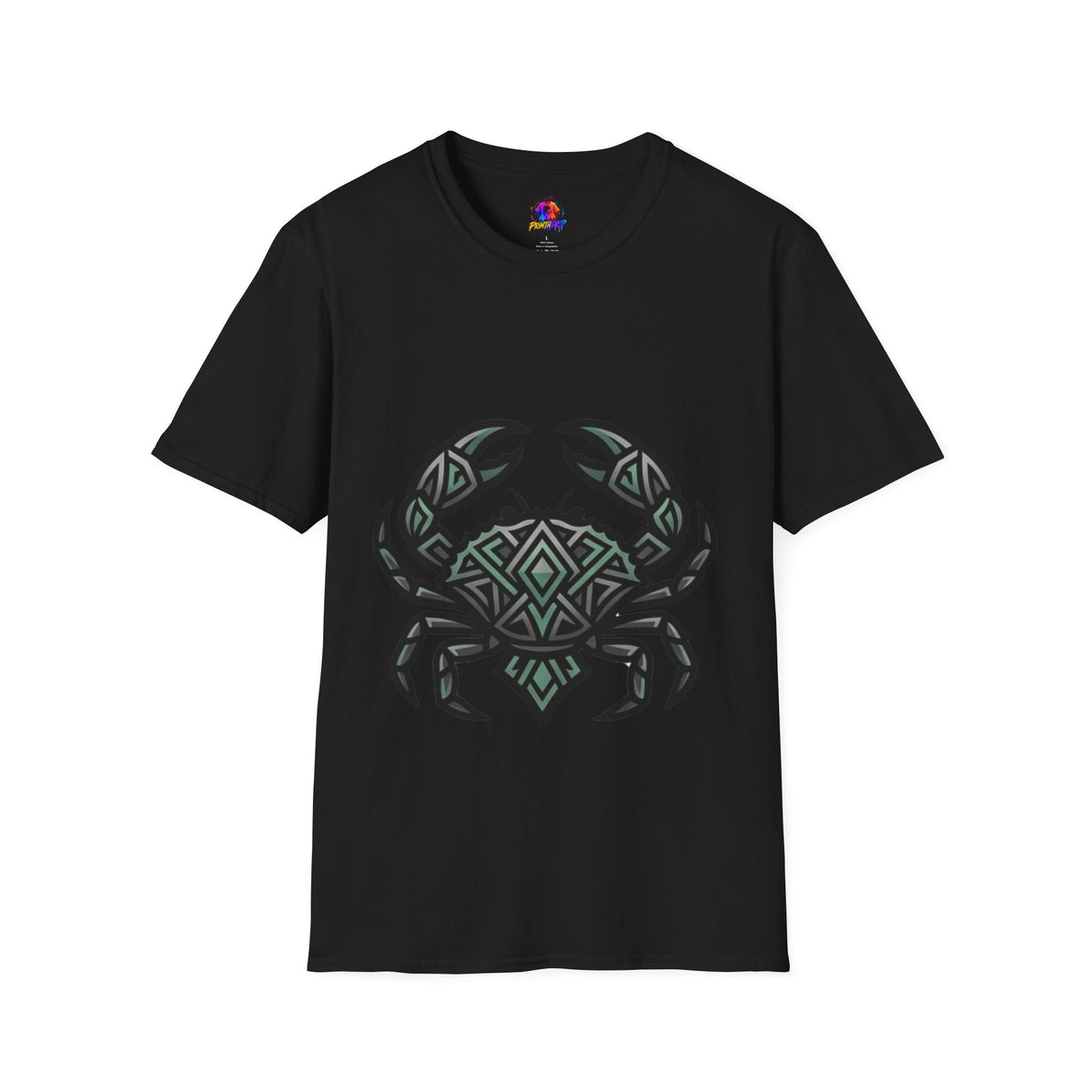 Cancer Zodiac Crab Tribal Graphic T-Shirt — Nautical Beachy Zodiac Style