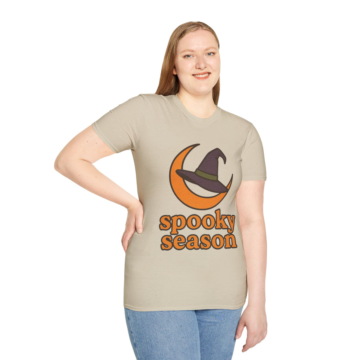 Spooky Season T-Shirt — Witch Hat & Moon Halloween Tee - Trending Now - August 2026