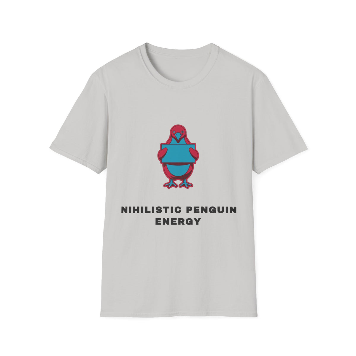 Minimalist Athletic Penguin T-Shirt — "Minimalistic Penguin Energy" Design - Trending Now - September 2026
