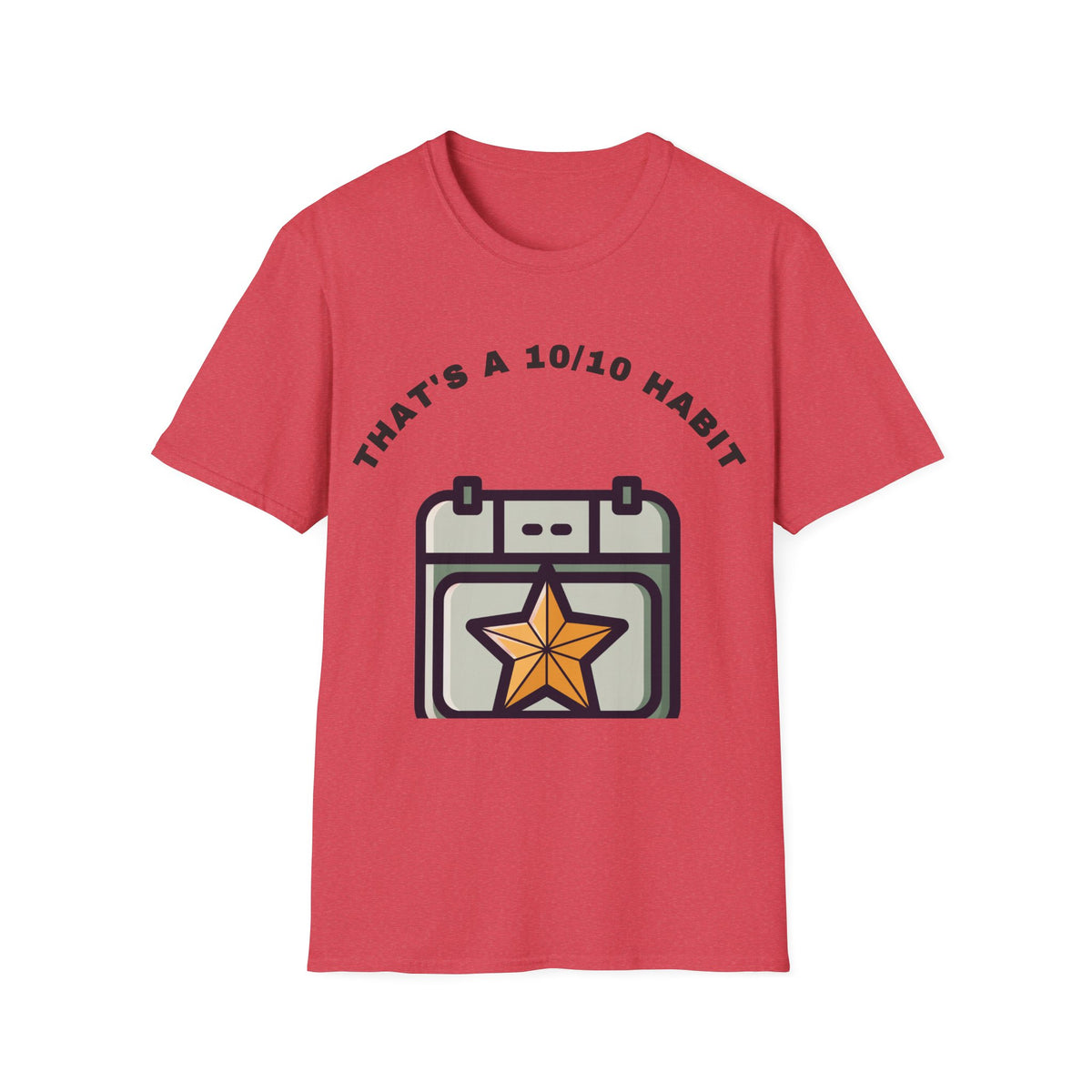 T-Shirt — "That's a 10/10 Habit" Star Patch Graphic Tee - Trending Now - September 2026