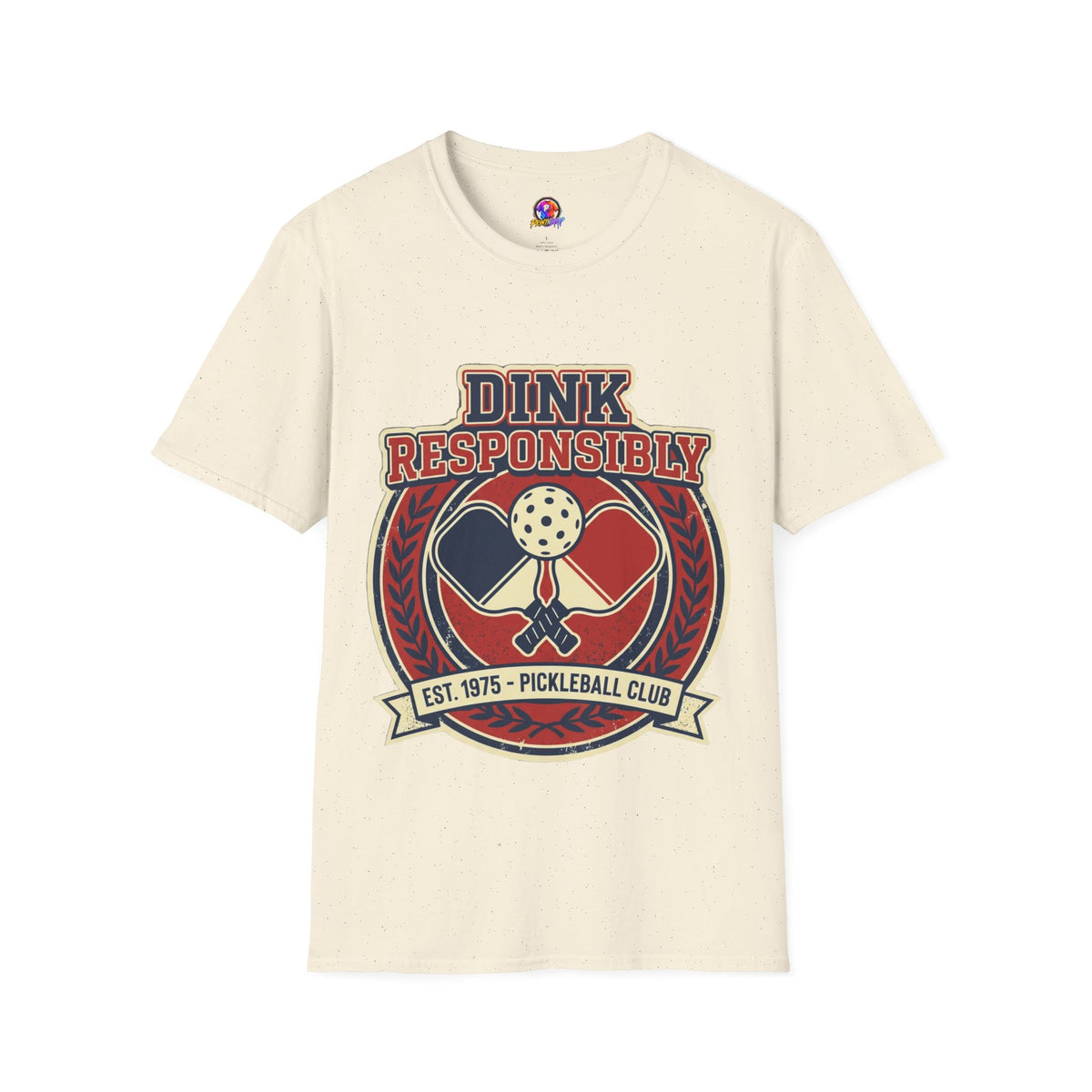 Pickleball T‑Shirt — "Dink Responsibly" Vintage Pickleball Club Tee