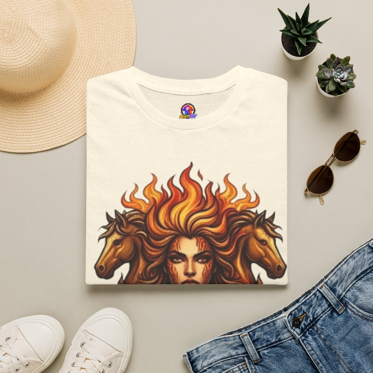 Sagittarius 'Untamed' Zodiac T-Shirt — Fiery Archer Astrology Tee