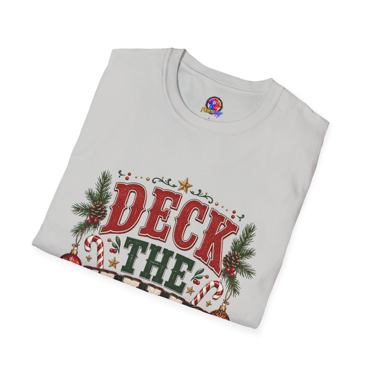 Deck the Halls Y'All T-Shirt — Festive Christmas Holiday Tee